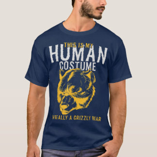 This Is my Human Costume I'm Really A Bear Tee 191