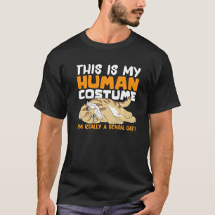 This is my human costume I'm really a bengal cat T-Shirt