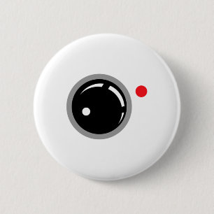 This Is My Human Costume I'm Really A Camera Lens 6 Cm Round Badge