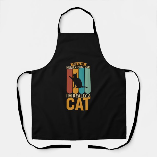 This is my human costume i'm really a cat apron (Front)