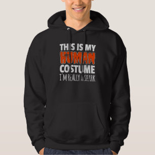 THIS IS MY HUMAN COSTUME I'M REALLY A SHARK Hallow Hoodie