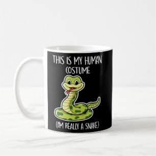 this is my human costume i'm really a snake coffee mug