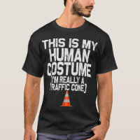This is my Human Costume I'm really a Traffic Cone