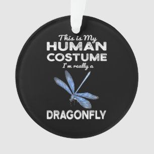 This Is My Human Costume Kawaii Animal Dragonfly Ornament