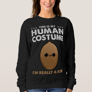 This Is My Human Costume Kiwi Fruit Halloween Sweatshirt