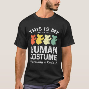 This Is My Human Costume Koala Animal Halloween T-Shirt