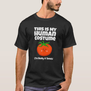 This Is My Human Costume Tomato Kids And Vegans T-Shirt