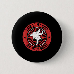 This is my Jiu Jitsu Brazilian Jiu Jitsu Fighter 6 Cm Round Badge