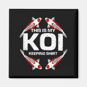 This Is My Koi Keeping Pond Fish Hobby Statement Magnet