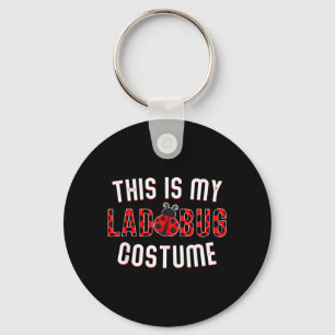 This Is My Ladybug Costume Ladybug Halloween Funny Key Ring