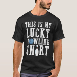 This Is My Lucky Bowling Funny Bowler League Tea T-Shirt