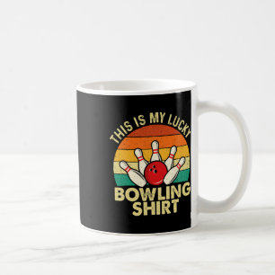 This Is My Lucky Bowling Shirt - Bowler Bowling Coffee Mug