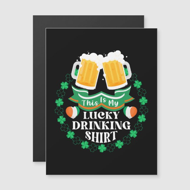 This Is My Lucky Drinking Beer St. Patrick's Day (Front/Back)