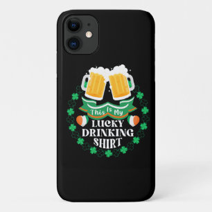 This Is My Lucky Drinking Beer St. Patrick's Day iPhone 11 Case