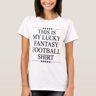 This Is My Lucky Fantasy Footll Shirt Funny Gift