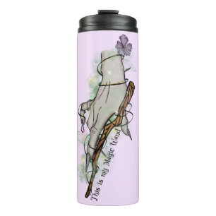 This Is My Magic Wand – Gothic Witch Hand Thermal Tumbler