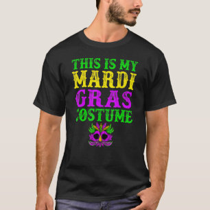 This Is My Mardi Gras Costume Parade Party Mask T-Shirt