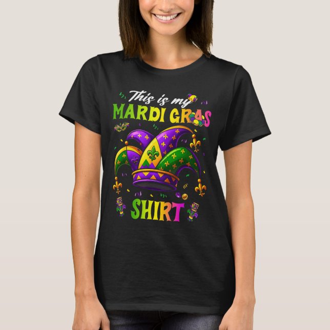 This Is My Mardi Gras Shirt Funny Outfit Men Women (Front)