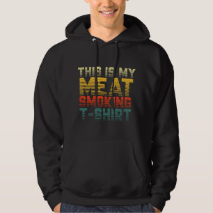 This Is My Meat Smoking Retro Vintage BBQ Smoker Hoodie
