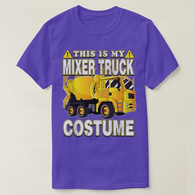 This Is My Mixer Truck Costume 2689 T-Shirt (Design Front)