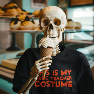 This Is My Music Teacher Costume Shirt