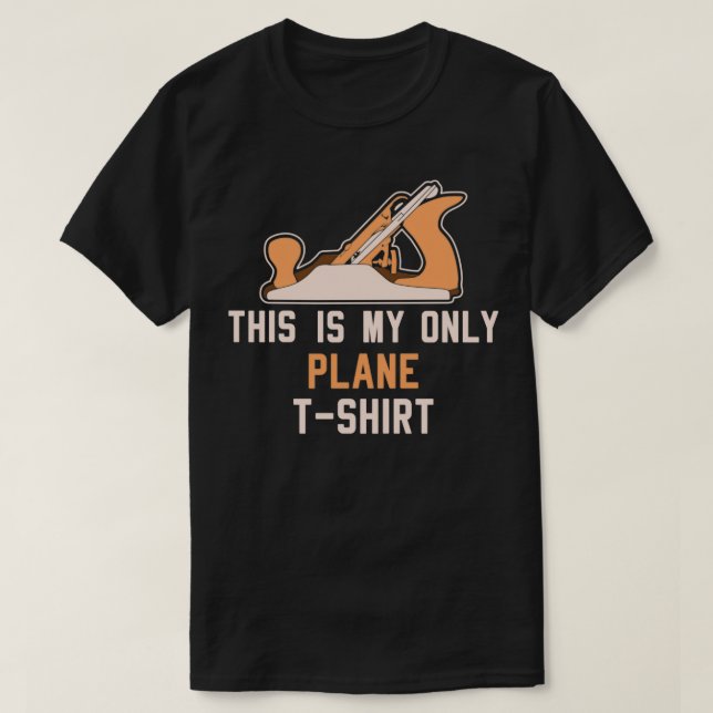 This is my only plane tshirt Premium TShirt  (Design Front)