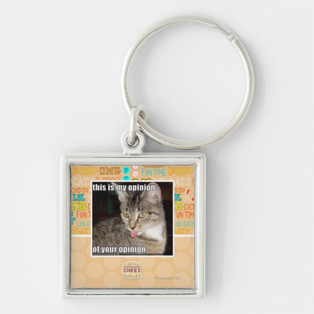 this is my opinion key ring (Front)