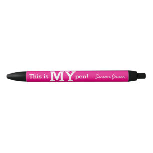 This is MY pen unique and funny office gift pink