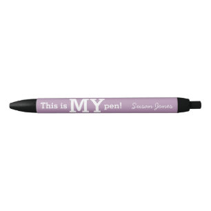 This is MY pen unique and funny office gift purple