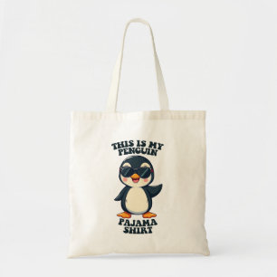 This Is My Penguin Pajama Shirt Tote Bag