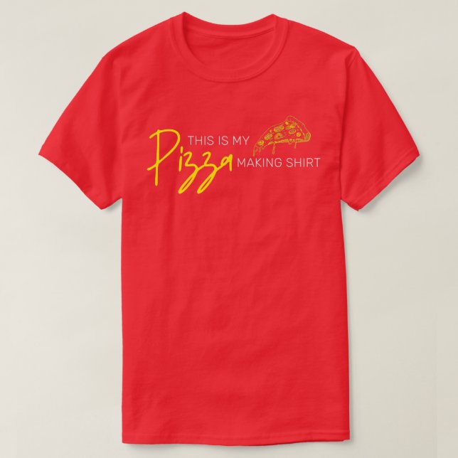 This Is My Pizza Making Shirt Pizza Maker Premium  (Design Front)