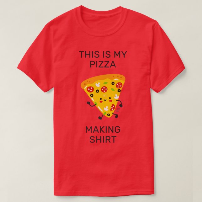 This Is My Pizza Making Shirt Pizza Maker Premium5 (Design Front)