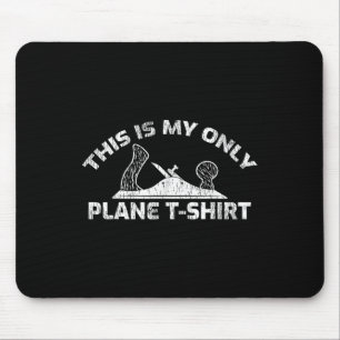 This Is My Plane Funny Wood Planer Carpentry Mouse Pad