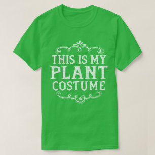 This Is My Plant Costume Funny Lazy Halloween T-Shirt