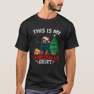 This is My Portuguese Water Dog Santa Hat Christma T-Shirt