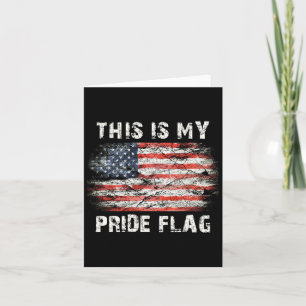 This Is My Pride Flag  Card