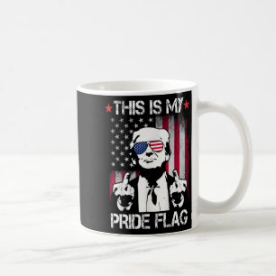 This Is My Pride Flag Usa American 4th Of July On Coffee Mug