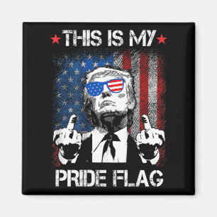 This Is My Pride Flag Usa American 4th Of July On Magnet