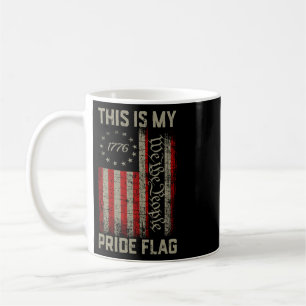 This Is My Pride Flag Usa American Patriotic 4th O Coffee Mug