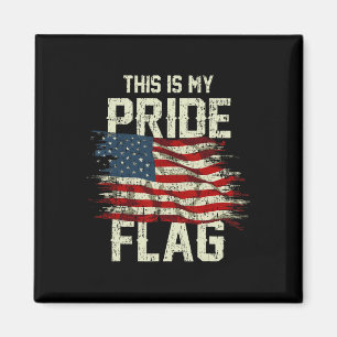 This Is My Pride Flag Usa American Patriotic 4th O Magnet