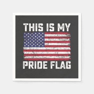 This Is My Pride Flag USA Napkin