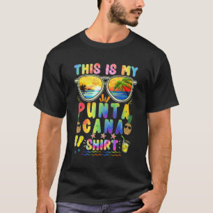 This Is My Punta Cana Mexico Tropical Beach Pineap T-Shirt