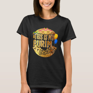 This Is My Purim Costume Feast Of Lots Jewish Holi T-Shirt