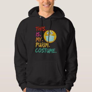This Is My Purim Costume Funny Jewish Face Mask 1 Hoodie