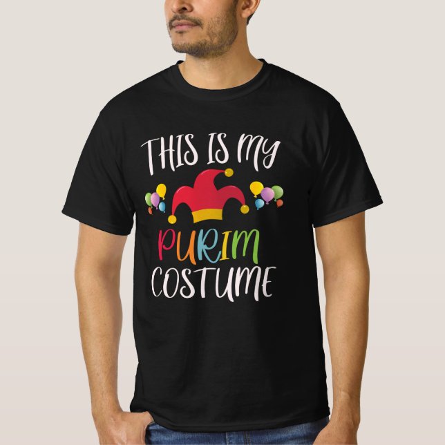 This is my Purim Costume funny Jewish T-Shirt (Front)