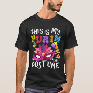 This Is My Purim Costume Jewish Purim Gift T-Shirt