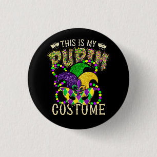 This Is My Purim Costume Jewish Purim Mardi Gras M 3 Cm Round Badge