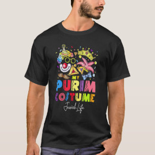 This Is My Purim Mask Costume Funny Jewish Festiva T-Shirt