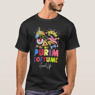 This Is My Purim Mask Costume Funny Jewish Festiva T-Shirt