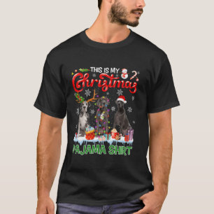 This Is My Pyjamas Shirt Santa Great Dane Dogs Lov